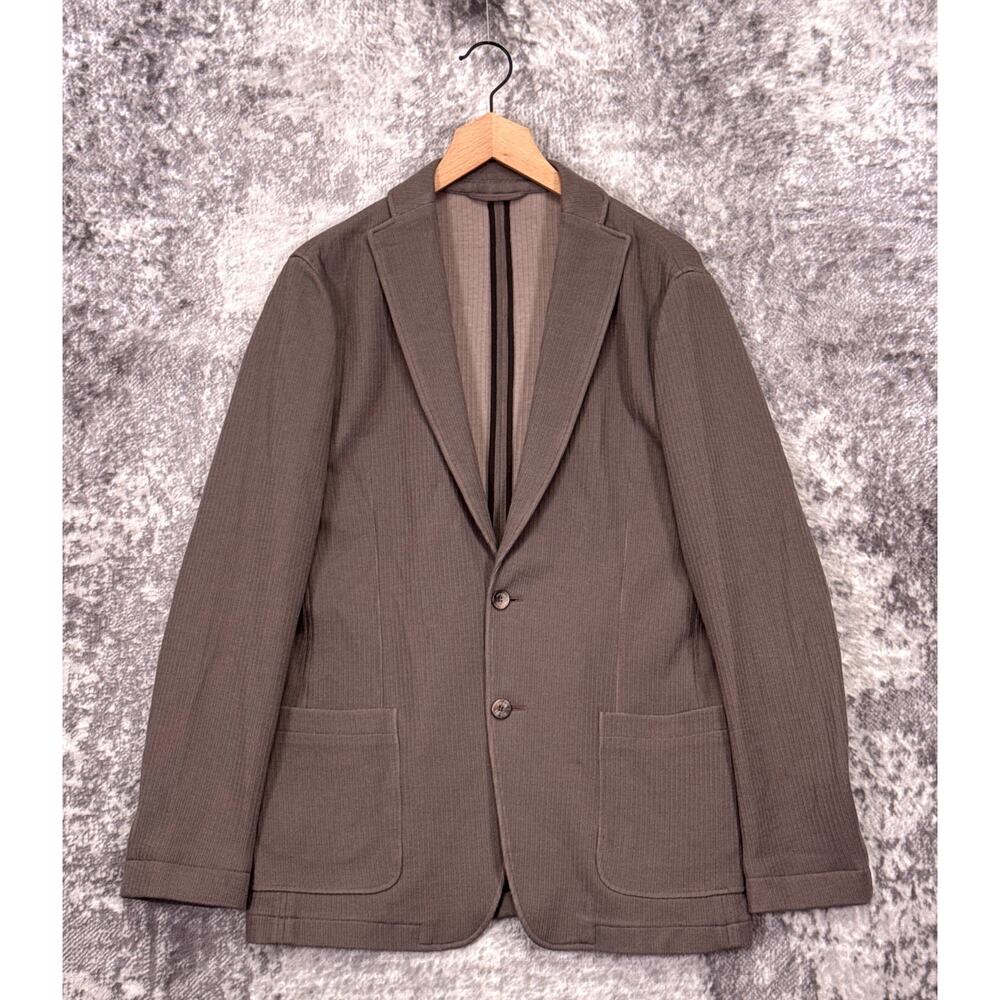 Boggi Milano Jacket 50 / US Large Mens B Jersey Wool Blend Blazer Sport Coat